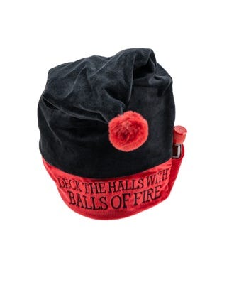 Fireball Light Up Holiday Hat