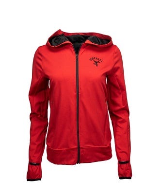 Fireball Women's Face Over Zip Hoodie