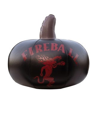 Fireball Jack-O'-Lantern Inflatable