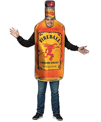 Fireball Whisky Get Real Bottle Costume
